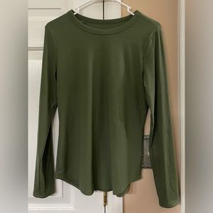 No Boundaries Green Long Sleeves